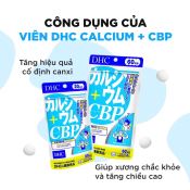 Viên Uống  Dhc Vitamin Canxi + CBP Giúp Xương Khỏe Mạnh, Tăng Cường Canxi 60 Ngày 240V-2