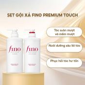 Bộ Gội Xả Shiseido Fino Premium Touch Hỗ Trợ Phục Hồi Tóc Hư Tổn 500Ml/chai-1