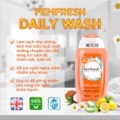 Dung Dịch Vệ Sinh Phụ Nữ Femfresh Dịu Nhẹ, Cân Bằng pH, Ngăn Mùi Hàng Ngày 250ML-2