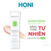 Kem Chống Nắng Cell Fusion C Sunscreen 100 SPF50+ PA+++ Clear Da Dầu Mụn 50Ml-0