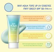 Kem Chống Nắng Skin Aqua Tone Up Uv Essence Spf 50+ Pa++++ 50G Mint Green-1