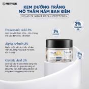 Kem Face Prettyskin Melas X Plus Dưỡng Trắng, Mờ Nám Đêm 50ML-1