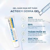 Kem Trị Mụn Actidem Derma Gel Giảm Mụn Dưỡng Ẩm Da 18G-3
