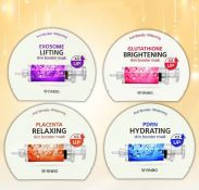 Mặt Nạ Bnbg  Skin Booster Dưỡng Trắng, Phục Hồi Placenta Relaxing Hộp 10 Miếng-1