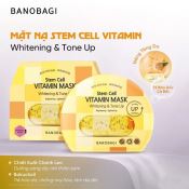 Mặt Nạ Bnbg Stem Cell Vitamin Mask Duõng Sáng Da Whitening & Tone Up Hộp 10 Miếng-2