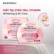 Mặt Nạ Bnbg Stem Cell Vitamin Mask Duõng Sáng Da Whitening & AC Care Hộp 10 Miếng-2