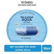 Mặt Nạ Bnbg Vita Cocktail Cho Da Sỉn Màu, Thâm Nám Aqua Hộp 10M-3