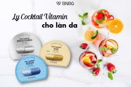 Mặt Nạ Bnbg Vita Cocktail Cho Da Sỉn Màu, Thâm Nám Aqua Hộp 10M-1