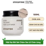 Mặt Nạ Đất Sét Innisfree Super Volcanic Pore Clay Chăm Sóc Lỗ Chân Lông Từ Đá Tro Núi Lửa 100ml-3