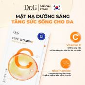 Mặt Nạ  Dr.G Pure Vitamin Mask Siêu Phục Hồi Dưỡng Trắng Da Hộp 5 miếng Vitamin C-1