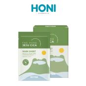 Mặt Nạ Prettyskin Rau Má Làm Dịu, Phục Hồi & Cấp Ẩm Cho Da Hộp 10 Miếng-0