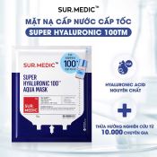 Mặt Nạ Sur. Medic Cấp Nước SUR.MEDIC Super Hyaluronic 100TM Aqua Mask Lẻ 5 Miếng-1