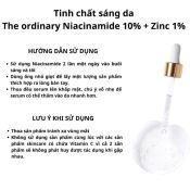 Serum The Ordinary Niacinamide 10% + Zinc 1% Giảm Mụn Se Khít Lỗ Chân Lông 30Ml-3