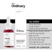Serum The Ordinary Aha 30%+Bha 2% Peeling Solution Peel Da Giúp Giảm Vết Thâm, Da Sần Mụn, Lỗ Chân Lông 30Ml Peel-2