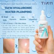 Serum Tiam Hyaluronic Water Plumping Dưỡng Ẩm, Cấp Nước, Phục Hồi Da 40Ml-1