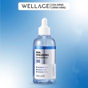 Serum Wellage Real Hyaluronic Blue Ampoule 100 Dưỡng Ẩm Phục Hồi Da Căng Mọng 75ml-1