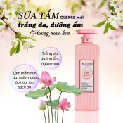 Sữa Tắm Hương Nước Hoa Olexrs Body Wash Dưỡng Thể, Dưỡng Trắng Da 800Ml Hoa Sen - Hồng-1