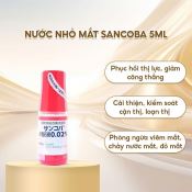 Thuốc Nhỏ Mắt Sancoba Santen Giảm Mỏi Mắt 5Ml Hộp 10Chai-1
