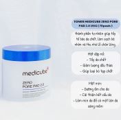 Toner Pad Medicube Tẩy Da Chết, Làm Sạch Sâu, Se Khít Lỗ Chân Lông Zero Pore 70M-1