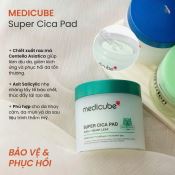 Toner Pad Medicube Tẩy Da Chết, Làm Sạch Sâu, Se Khít Lỗ Chân Lông Super Cica 70M-1