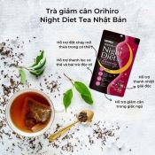 Trà Giảm Cân Ban Đêm Orihiro Night Diet Tea Hỗ Trợ Giảm Cân Ngủ Sâu Túi 16 Gói - Hồng-4