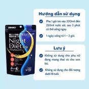 Trà Giảm Cân Ban Đêm Orihiro Night Diet Tea Hỗ Trợ Giảm Cân Ngủ Sâu Túi 20 Gói - Xanh-2