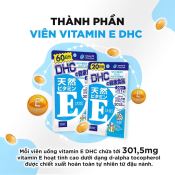 Viên Uống Dhc Vitamin E Chống Oxy Hóa, Làm Sáng Da 60 Ngày 60V-4