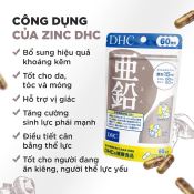 Viên Uống  Dhc Vitamin Kẽm Hỗ Trợ Sức Khỏe, Tăng Cường Hệ Miễn Dịch 60 Ngày 60V-2