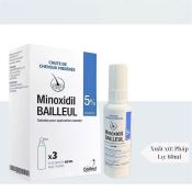 Xịt Mọc Tóc Minoxidil Bailleul Laboratoires Kích Thích Mọc Tóc Và Giảm Rụng Tóc 60Ml 5%-1