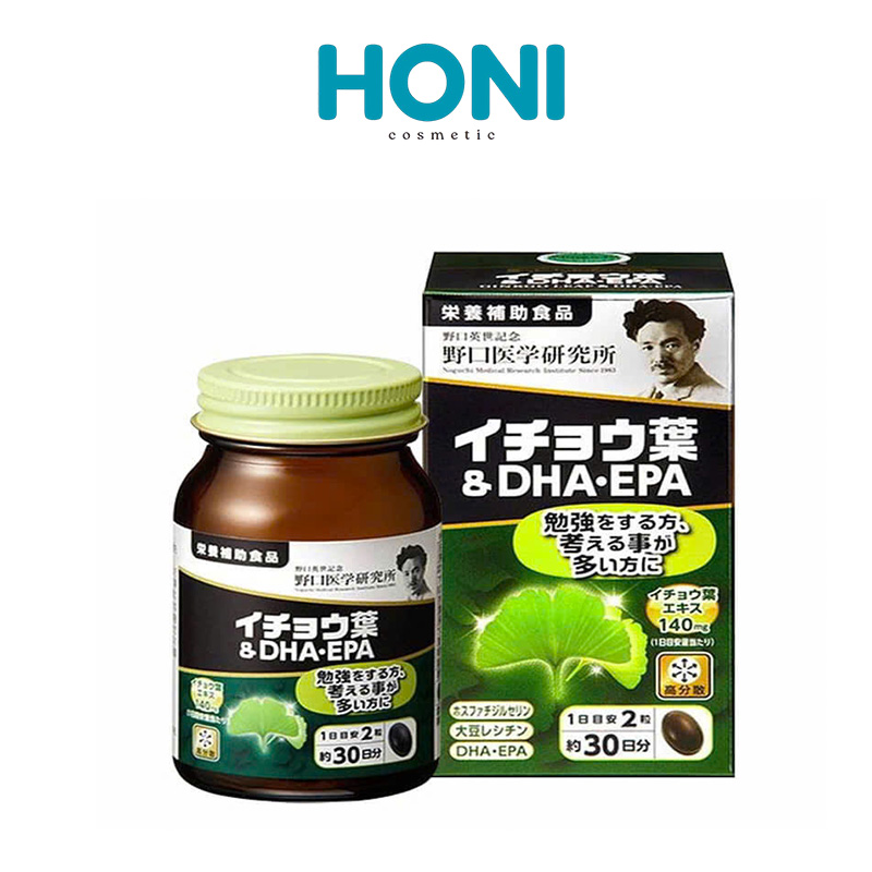 Viên Uống Bổ Não Noguchi Dha Epa Hỗ Trợ Tăng Cường Sức Khỏe Não Bộ 60 Viên - HTSK12