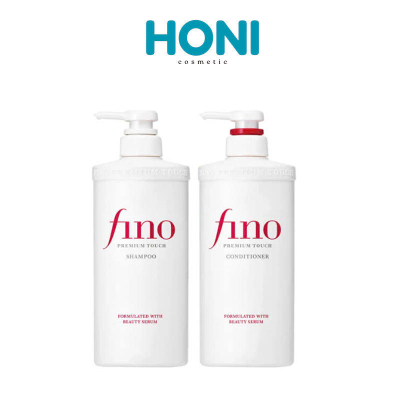 Bộ Gội Xả Shiseido Fino Premium Touch Hỗ Trợ Phục Hồi Tóc Hư Tổn 500Ml/chai - CSHAIR12