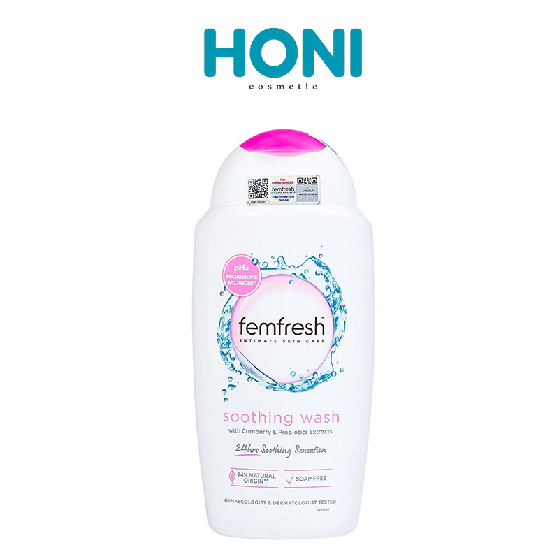 Dung Dịch Vệ Sinh Phụ Nữ Femfresh Dịu Nhẹ, Cân Bằng pH, Ngăn Mùi Viêm Nhiễm, Nấm Ngứa 250ML - CSPN54