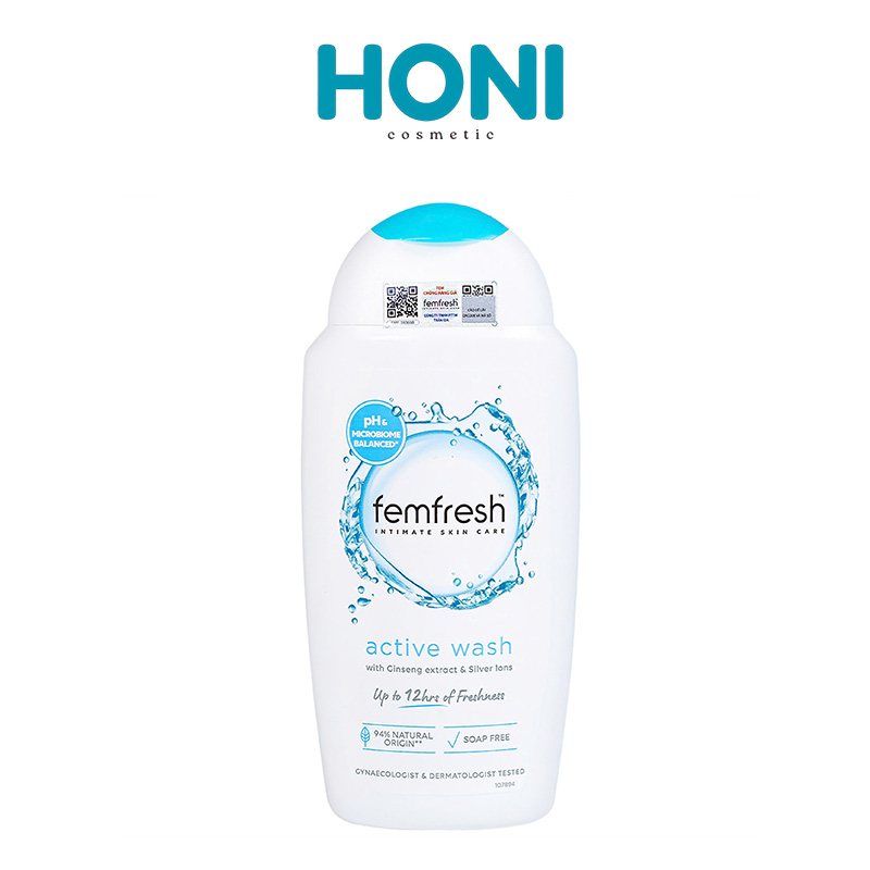 Dung Dịch Vệ Sinh Phụ Nữ Femfresh Dịu Nhẹ, Cân Bằng pH, Ngăn Mùi Ưa Vận Động 250ML - CSPN55