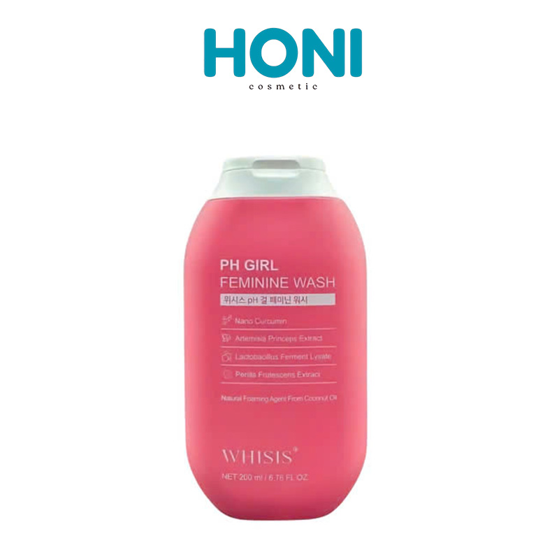Dung Dịch Vệ Sinh Phụ Nữ  Whisis Ph Girl Feminine Wash Làm Sạch Dịu Nhẹ, Cân Bằng pH 200Ml - CSPN49