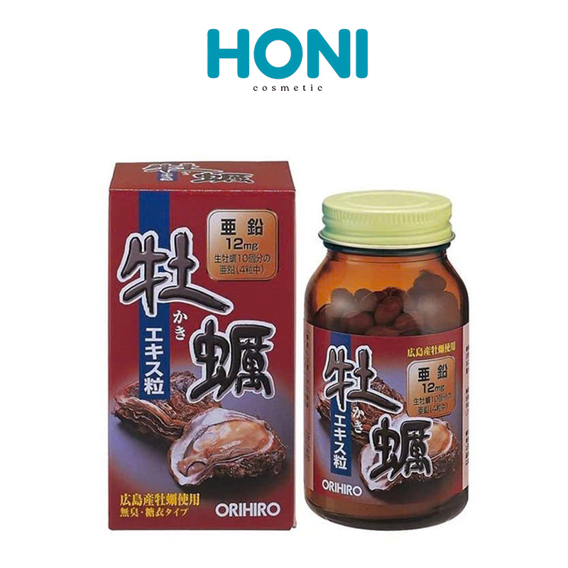 Tinh Chất Hàu Tươi Orihiro Tăng Cường Sinh Lý Nam, Bổ Sung Kẽm 180 Viên - HTSK7