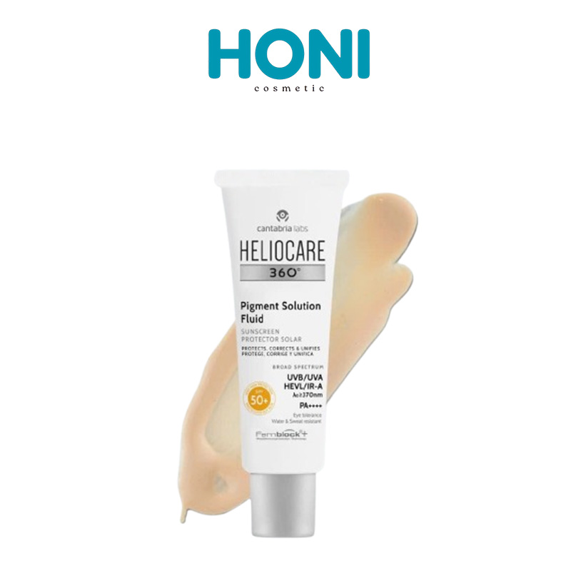 Kem Chống Nắng Heliocare 360 Pigment Solution Fluid Spf 50 Pa++++ Ngừa Tăng Sắc Tố, Đốm Nâu 50ML - CN54