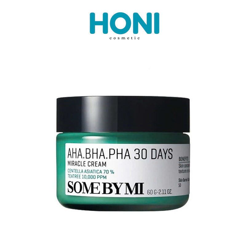 Kem Dưỡng Some By Mi Aha-Bha-Pha Cho Da Mụn 30Days Giảm Mụn, Kiểm Soát Dầu, Dưỡng Ẩm 60G - DDFACE256