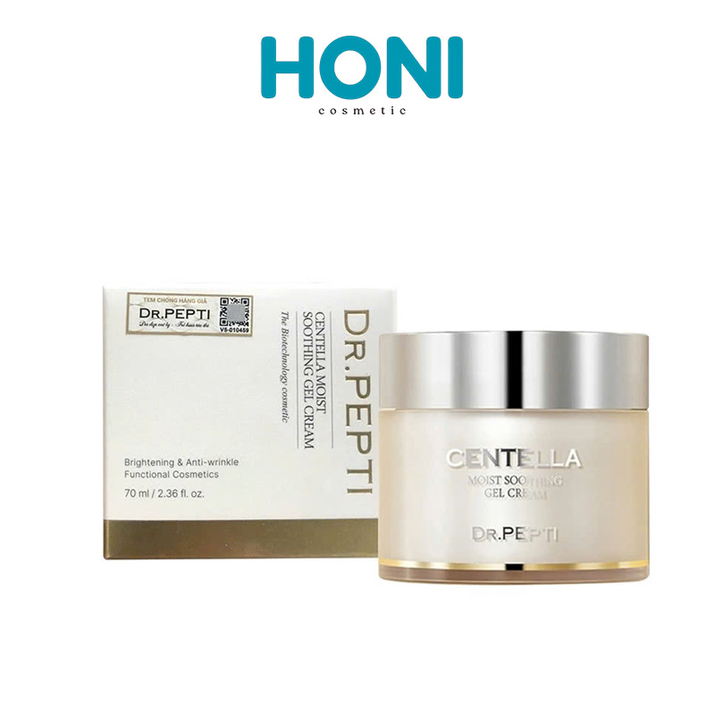 Kem Dưỡng Dr.Pepti Centella Dưỡng Ẩm, Làm Dịu Da Nhạy Cảm 70Ml - DDFACE200