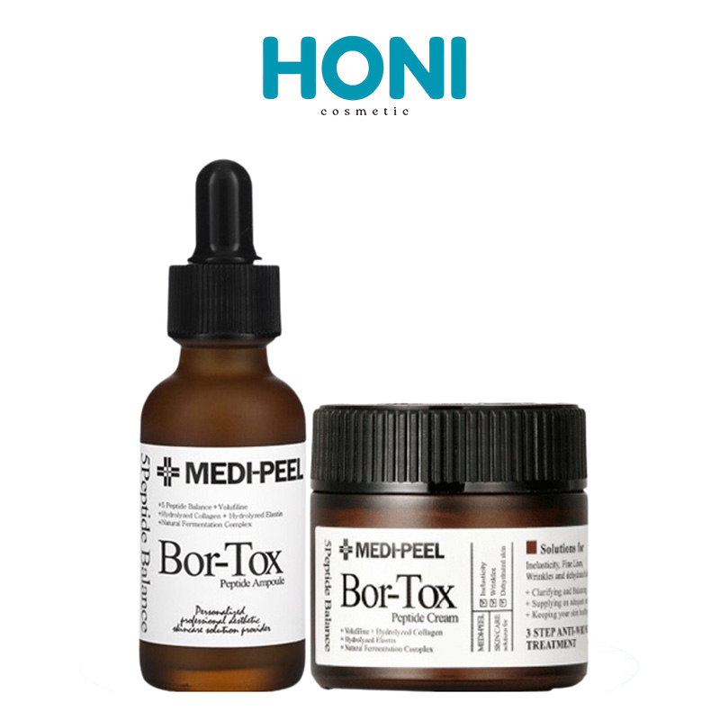 Combo Medi Peel BorTox Peptide Ngăn Ngừa Lão Hóa Serum 30ml + Kem Dưỡng 50g - DDFACE173