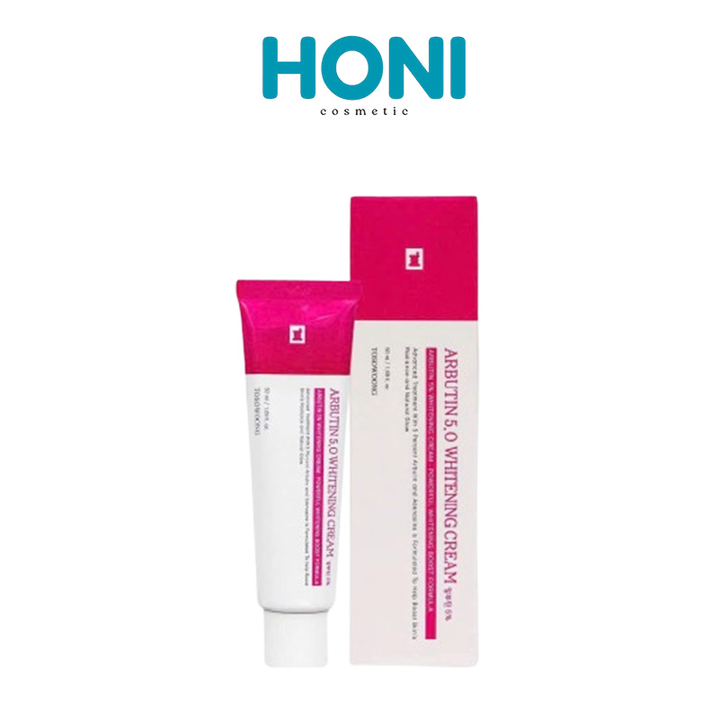 ​Kem Dưỡng Tosowoong Arbutin 5.0 Whitening Cream Trắng Da, Mờ Thâm Nám 50ml - DDFACE343