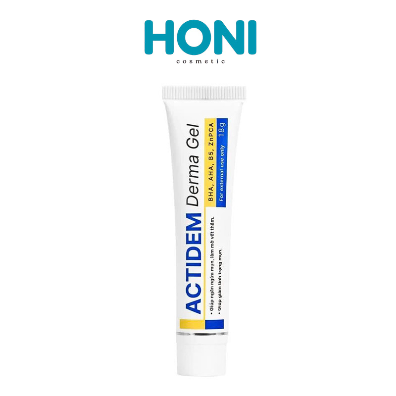Kem Trị Mụn Actidem Derma Gel Giảm Mụn Dưỡng Ẩm Da 18G - KTM1