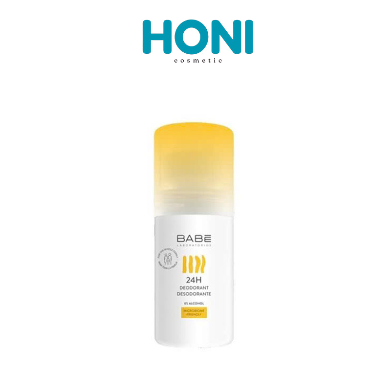 Lăn Khử Mùi Laboratorios Babe Desodorante 24H Khử Mùi Hiệu Quả, Giữ Da Khô Thoáng 50Ml - CSBODY4