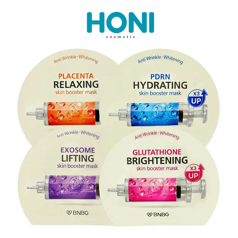 Mặt Nạ Bnbg  Skin Booster Dưỡng Trắng, Phục Hồi Exosome Lifting Hộp 10 Miếng - DDFACE234
