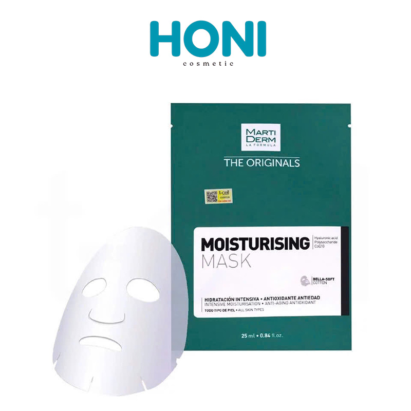 Mặt Nạ Martiderm The Originals Moisturising Mask Giúp Dưỡng Ẩm Da Hộp 10 Miếng - MNFACE170