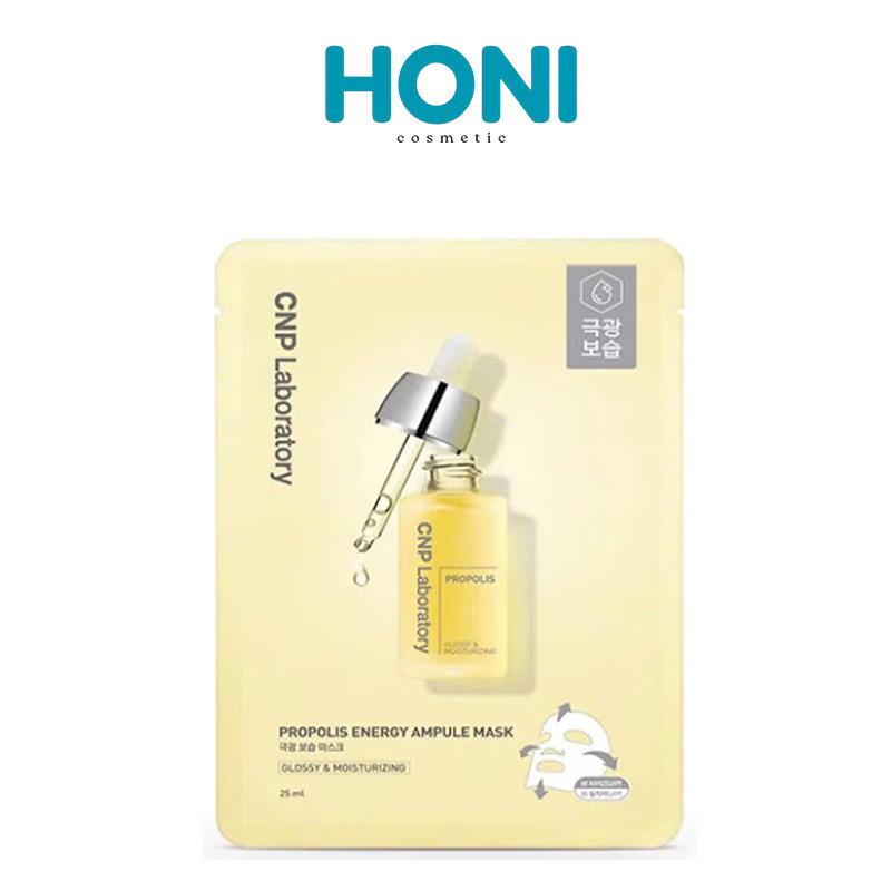 Mặt Nạ Keo Ong Cnp Laboratory Ampoule Mask 5 Miếng Dưỡng Trắng, Đều Màu Da - MNFACE195