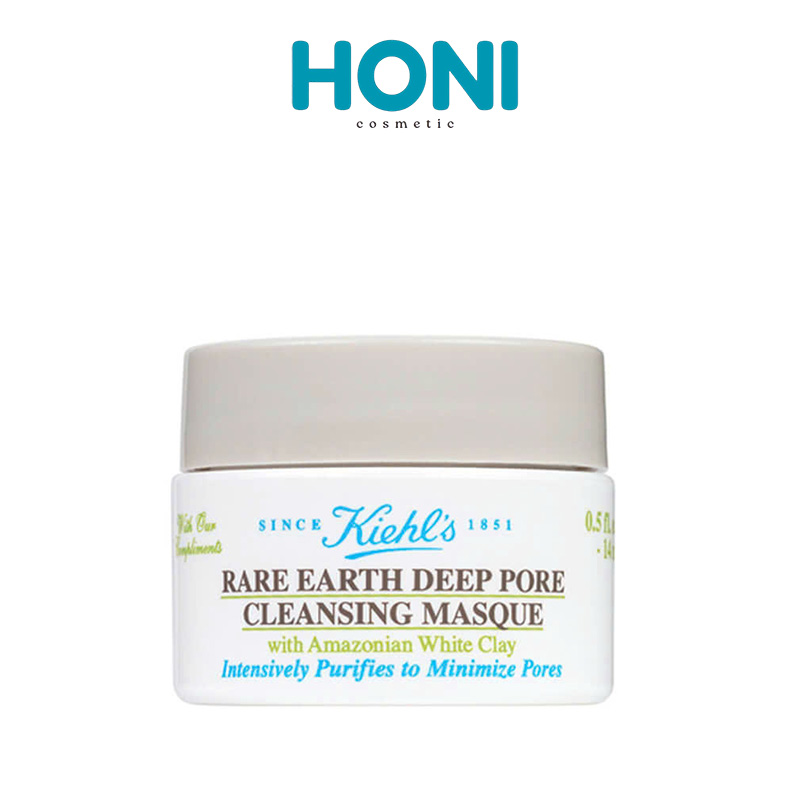 Mặt Nạ Đất Sét Kiehls Rare Earth Deep Pore Cleansing Masque Làm Sạch Sâu, Se Khít Lỗ Chân Lông 14ML - MNFACE65