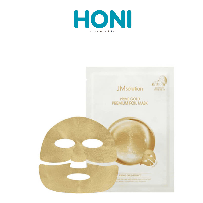 Mặt Nạ Jmsolution Prime Gold Intensive Mask Dưỡng Ẩm, Tái Tạo Da Hộp 5 Miếng - MNFACE125