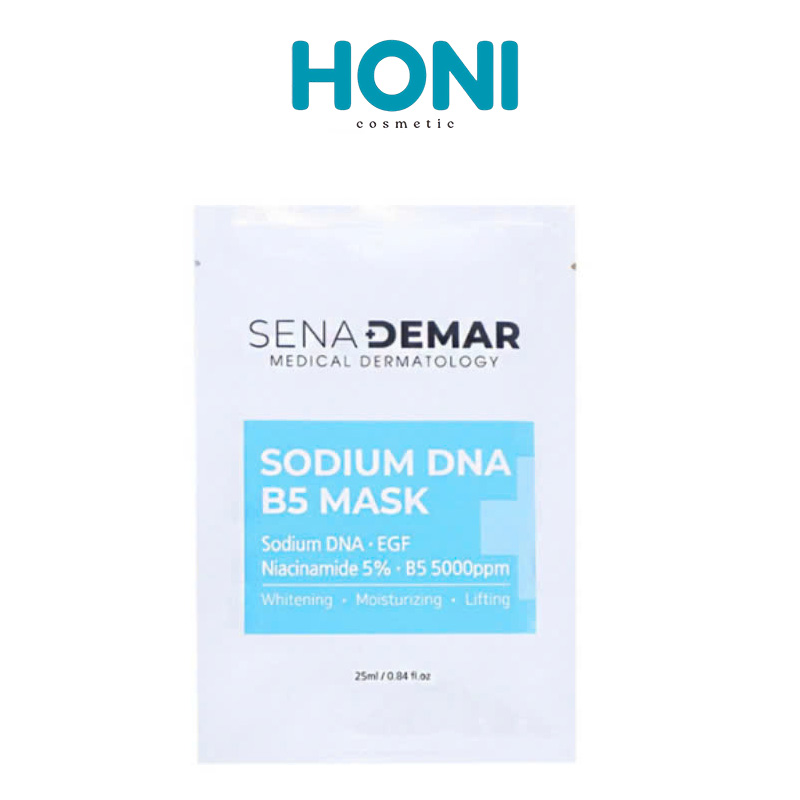 Mặt Nạ Sena Demar Sodium Dna B5 Mask Phục Hồi & Cấp Ẩm Chuyên Sâu Lẻ 5 Miếng - MNFACE84