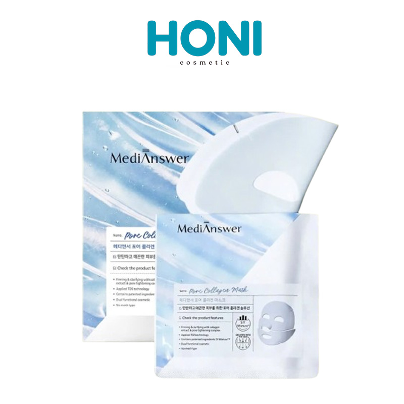 Mặt Nạ Thạch Medianswer Pore Collagen Se Khít Lỗ Chân Lông Và Tăng Độ Đàn Hồi Hộp 5M - MNFACE76