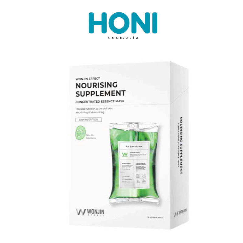 Mặt Nạ Wonjin Phục Hồi Chuyên Sâu WonJin Effect Nourising Supplement Mask Hộp 10 Miếng - MNFACE12